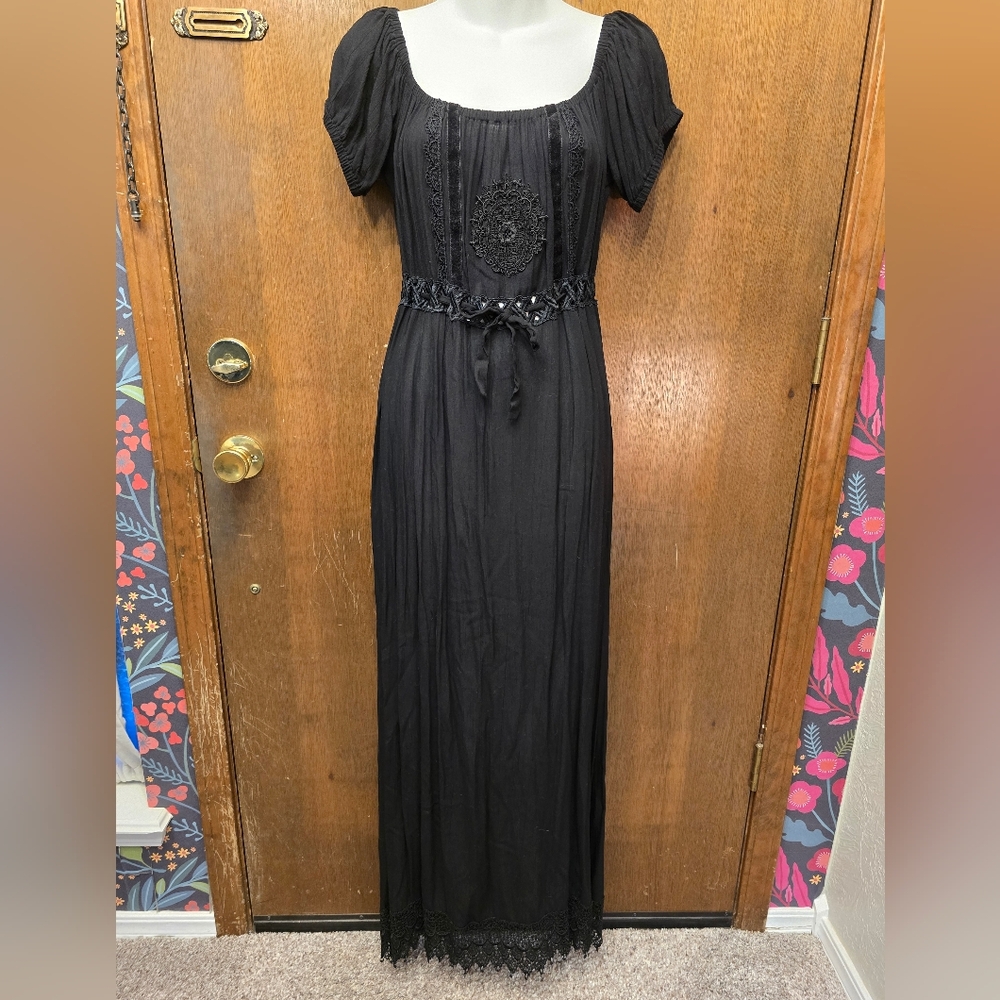 Shrine Hollywood Vintage Victorian Gothic Dress, size L